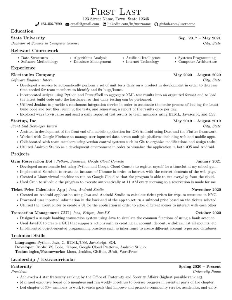 Jake Resume